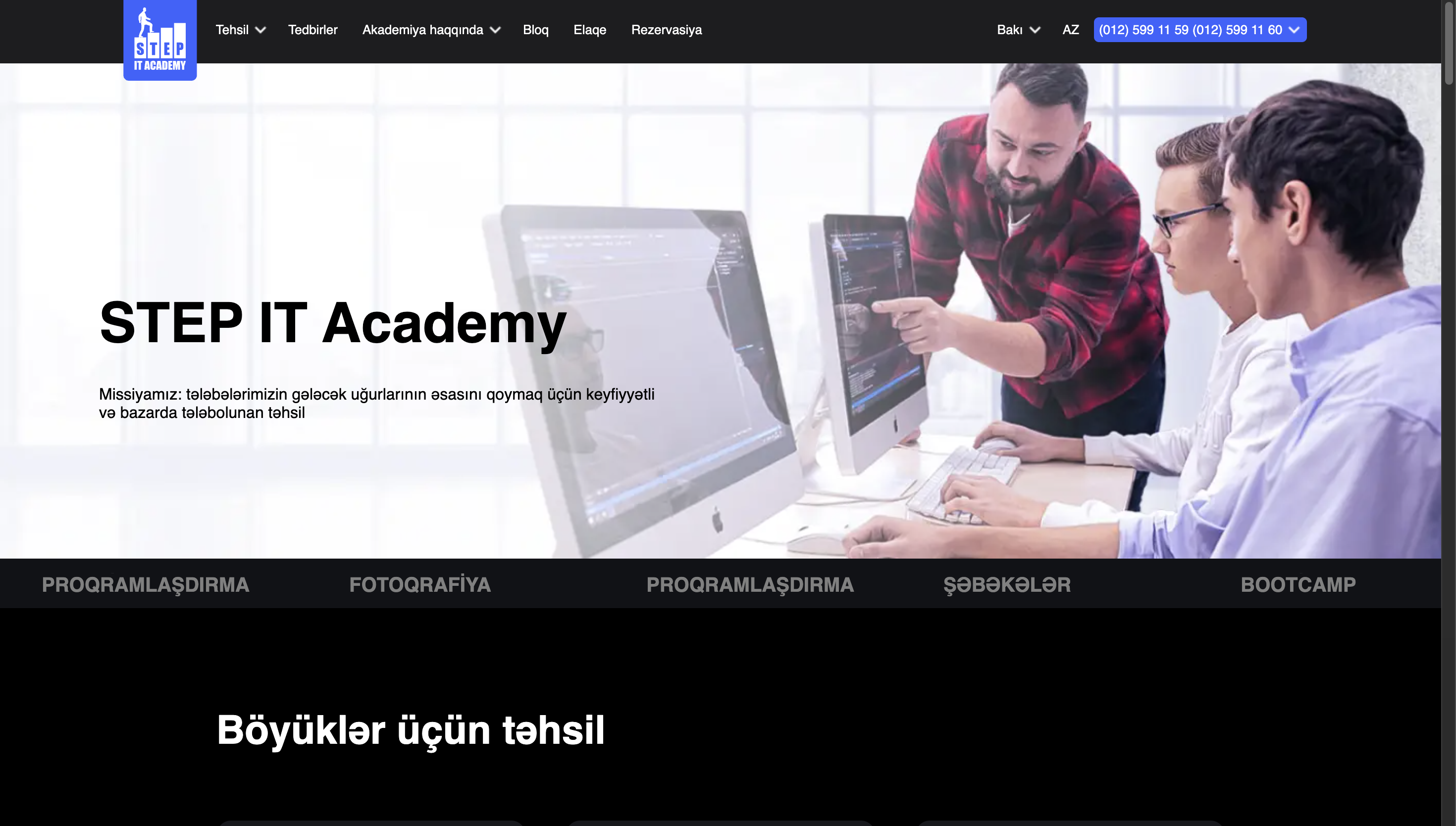 ITStep - IT Education website